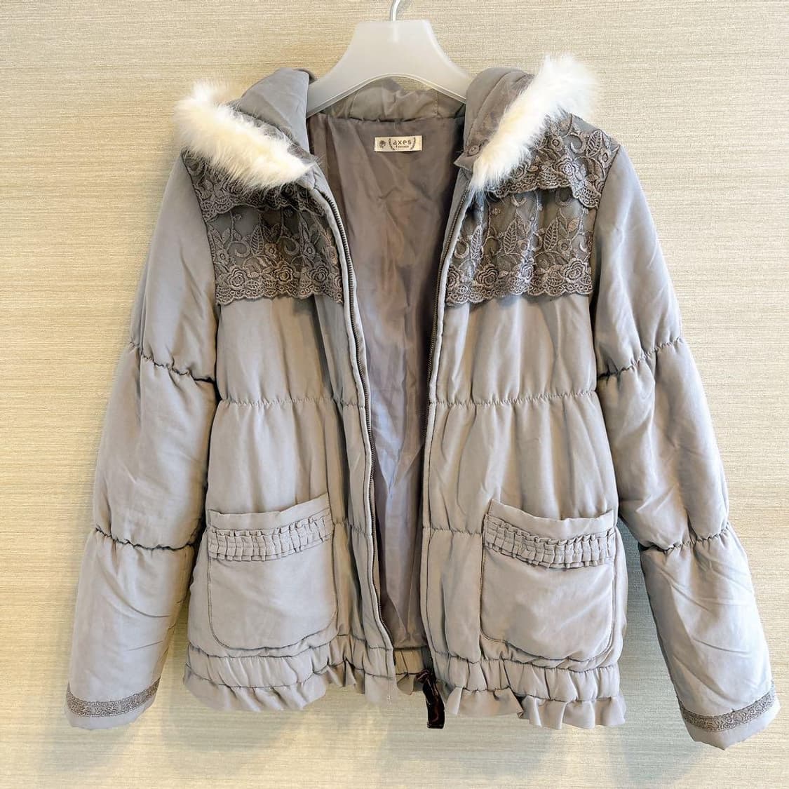 엑시즈팜 솜사탕 패딩 리즈리사 히메갸루 라떼갸루 모리걸 빈티지 상품이미지2