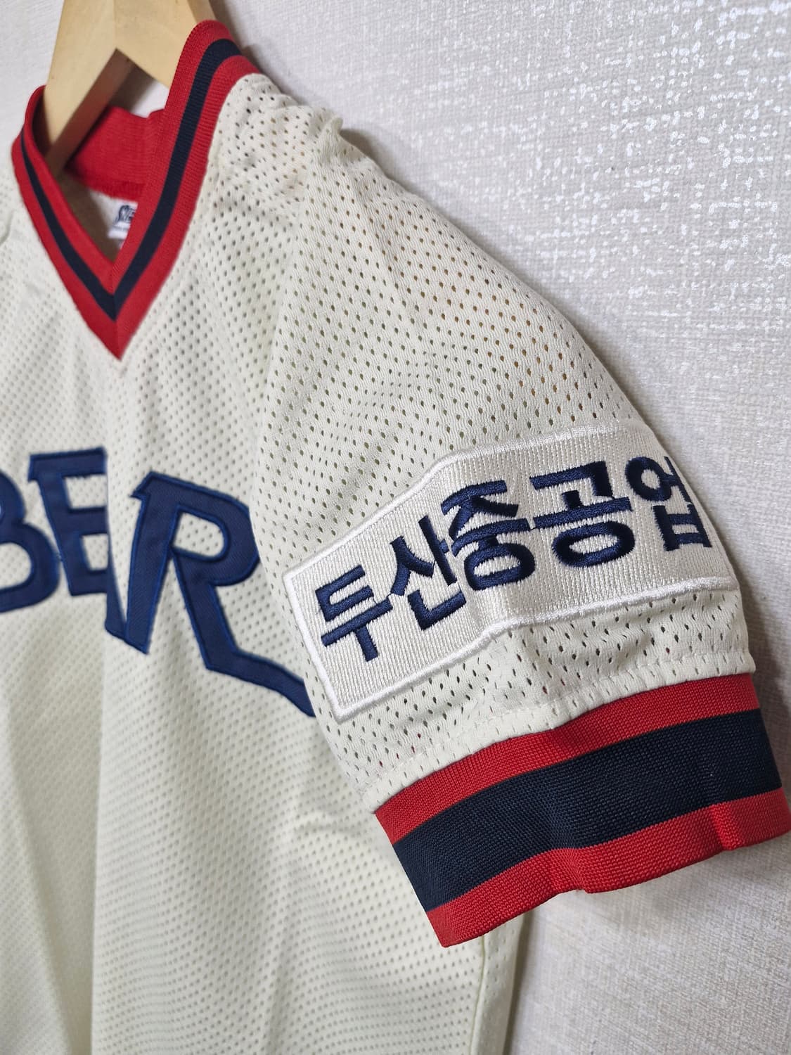 네포스. 여자 두산베어스 올드 홈 노마킹 유니폼 상품이미지4