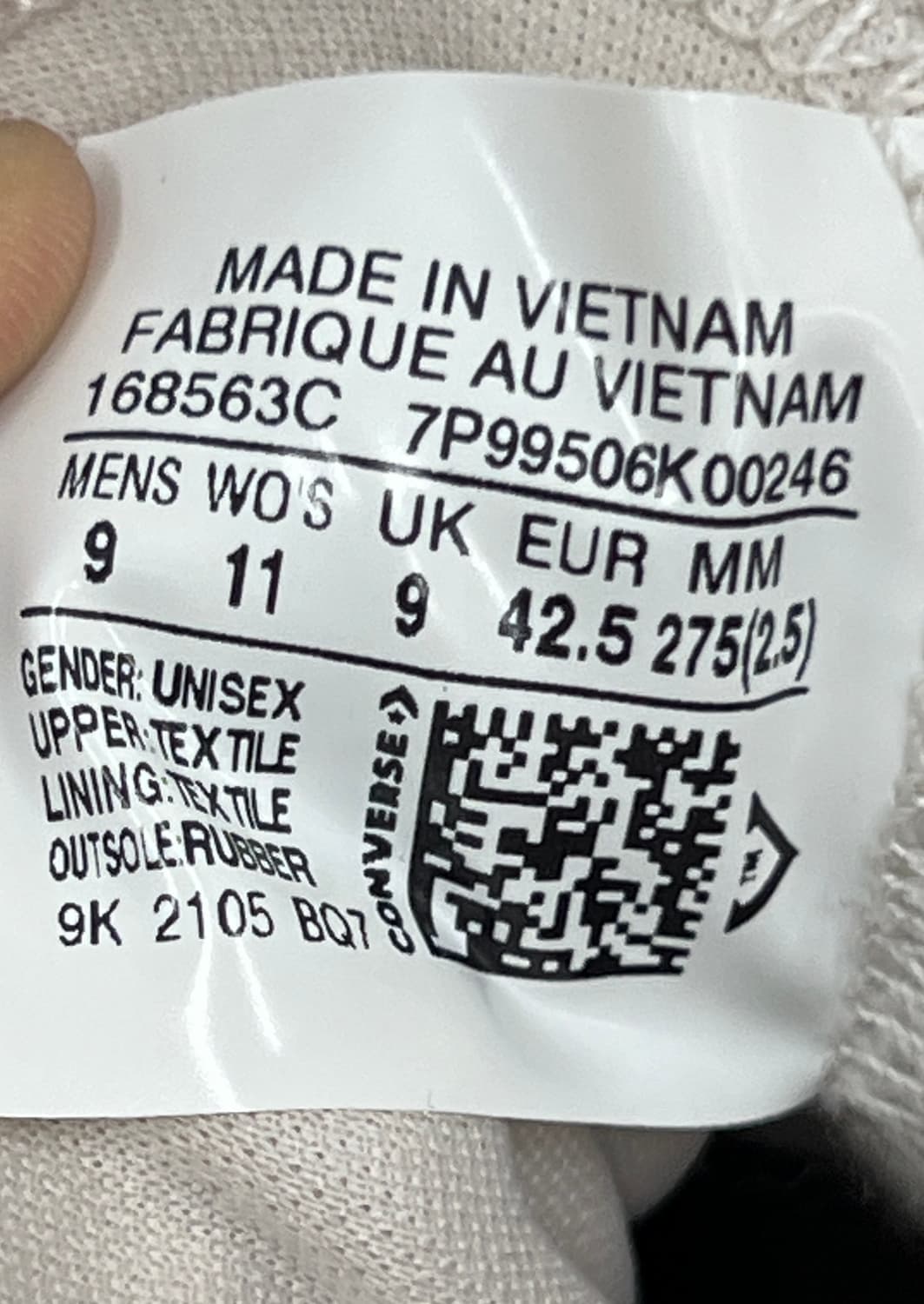 컨버스 척테일러 올스타 디스럽트 CX 하이 275 상품이미지9