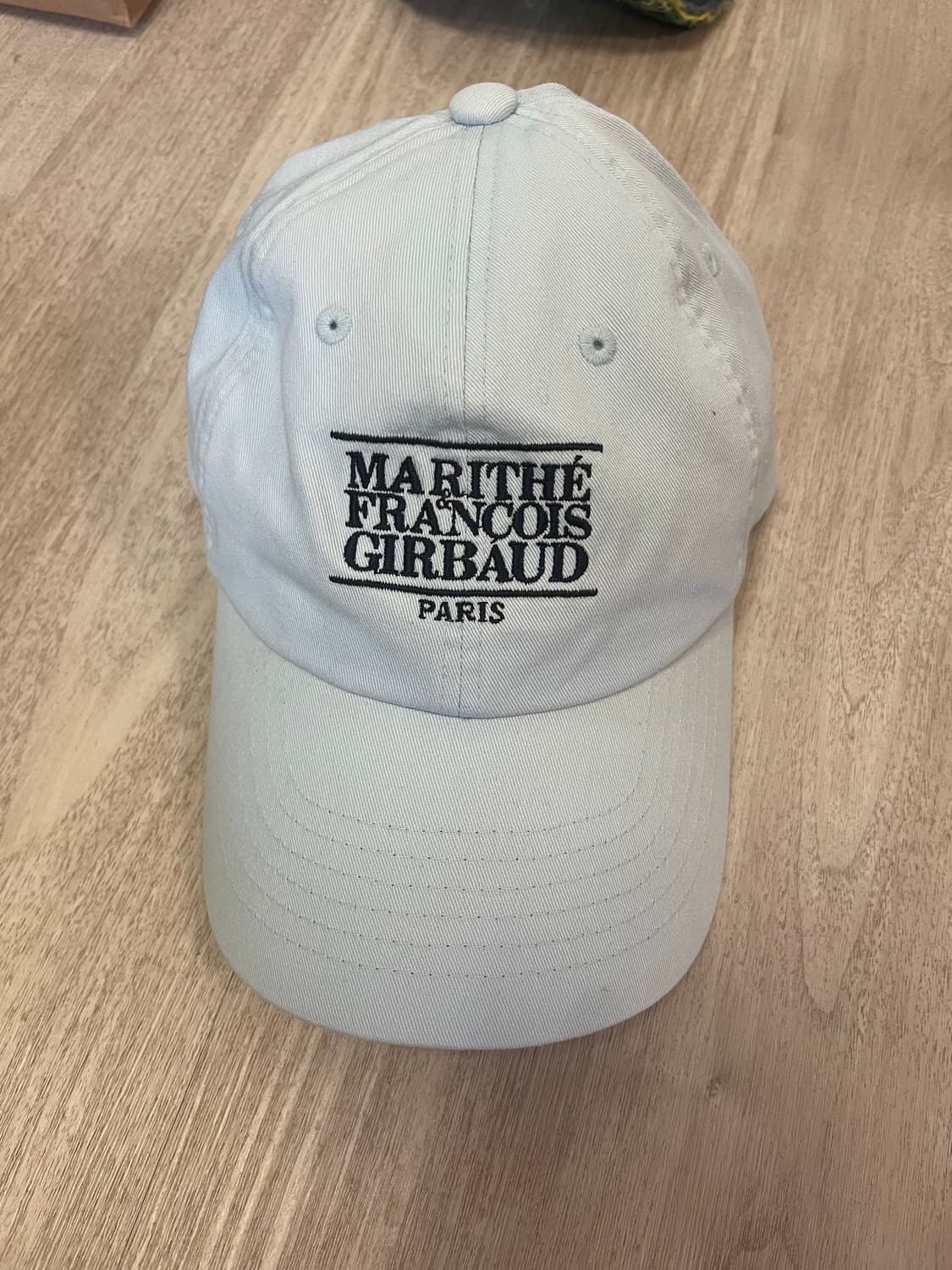 한정판) 마리떼 프랑소와 저버 스몰 클래식 로고 볼캡 모자 라이트 블루  상품이미지2
