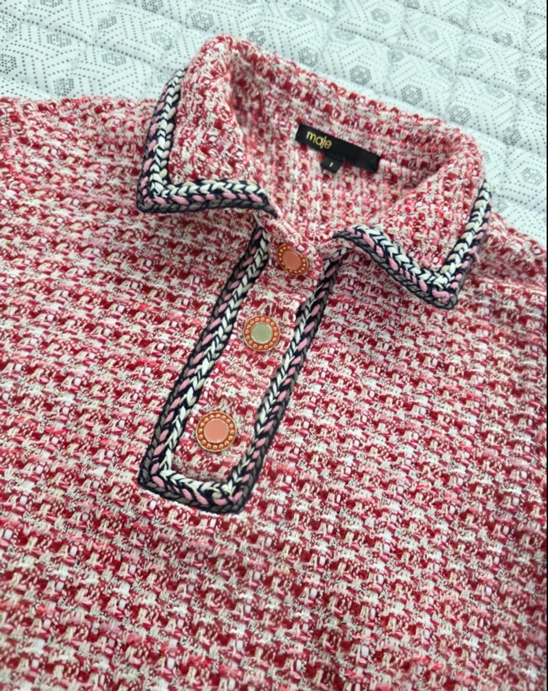 한섬 마쥬 트위드 니트 ~55 상품이미지3