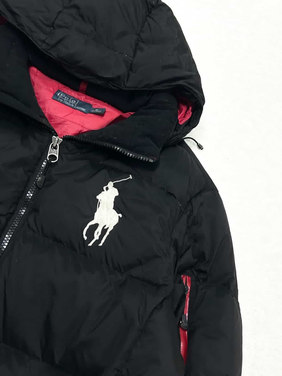 폴로 빅포니 블랙 덕다운 패딩 상품이미지6