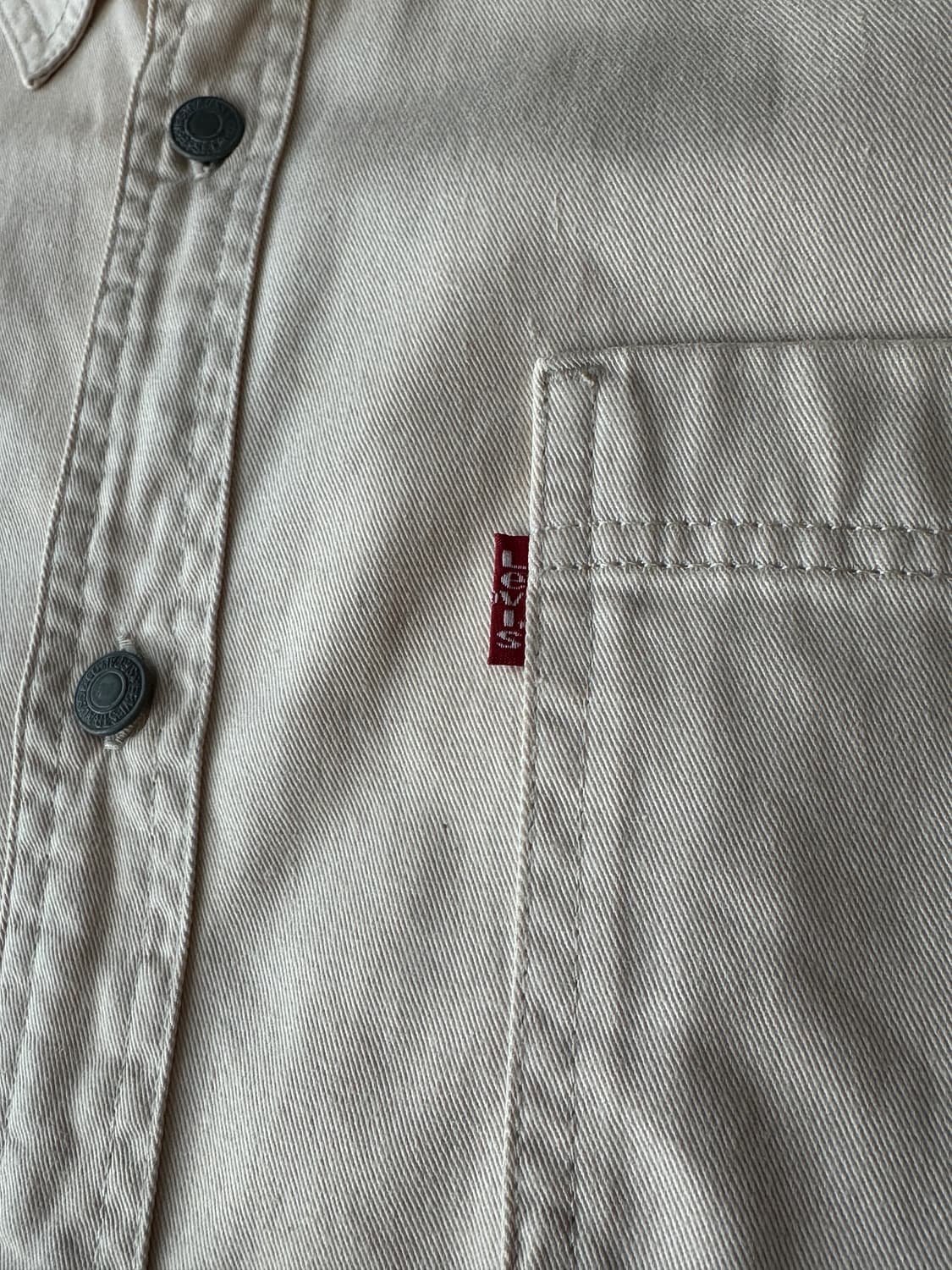 리바이스 데님 워크셔츠 아이보리 XL 상품이미지7