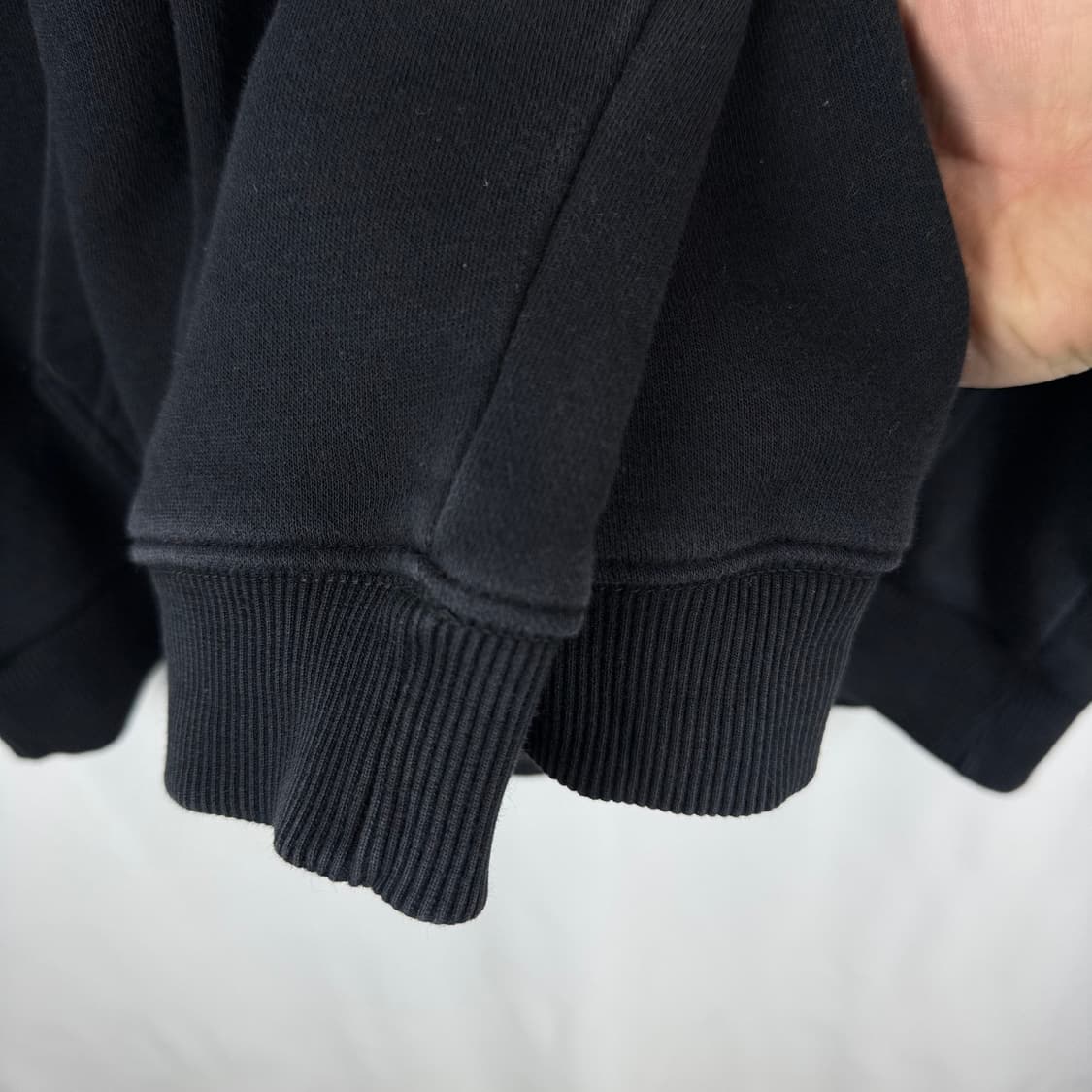 (110) 아디다스 오리지날 프린팅 후드 티 블랙 상품이미지5