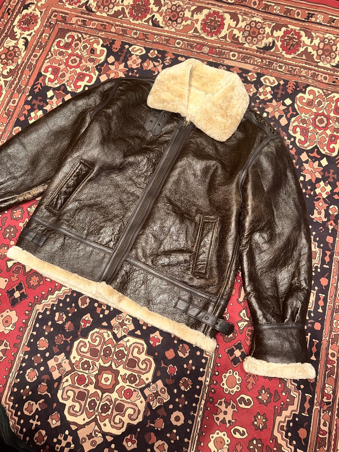 ( XL-2XL ) B3무스탕 양가죽무스탕 빈티지무스탕 워크웨어 밀리터리 상품이미지7