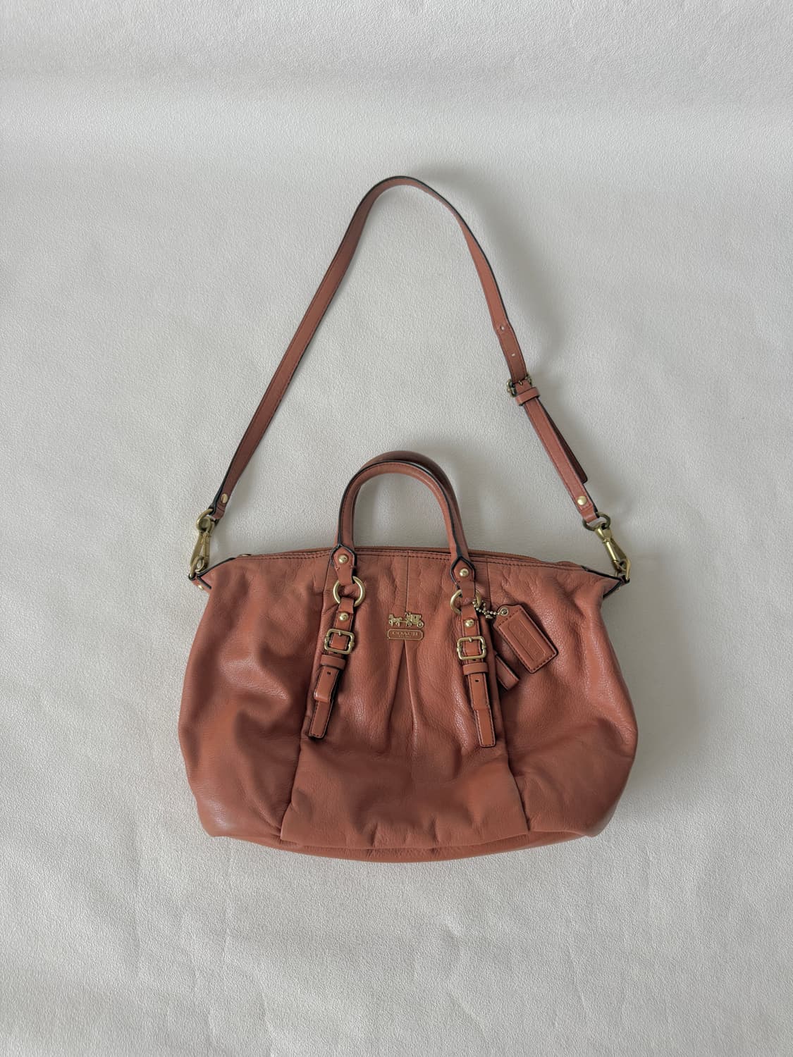 코치(COACH) 레더 토트백(크로스 가능) 상품이미지1