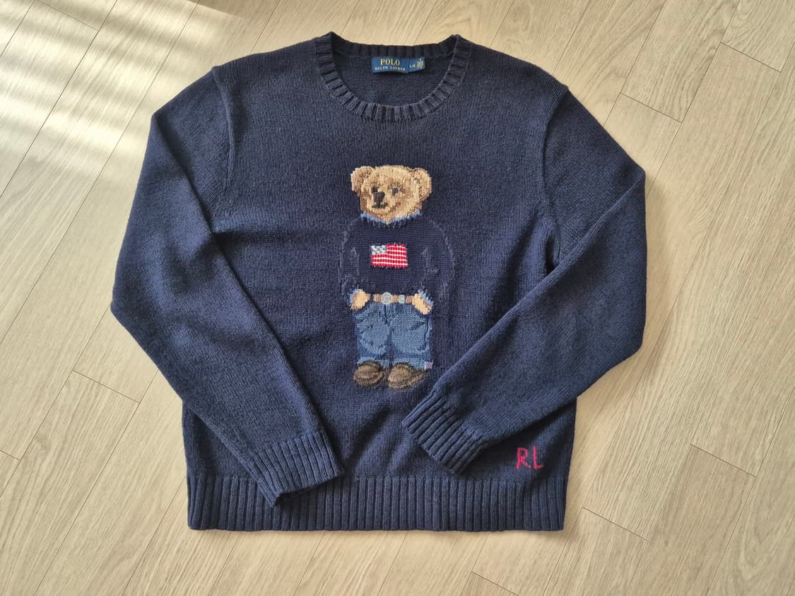 폴로 베어 니트 린넨 랄프로렌 L 상품이미지3
