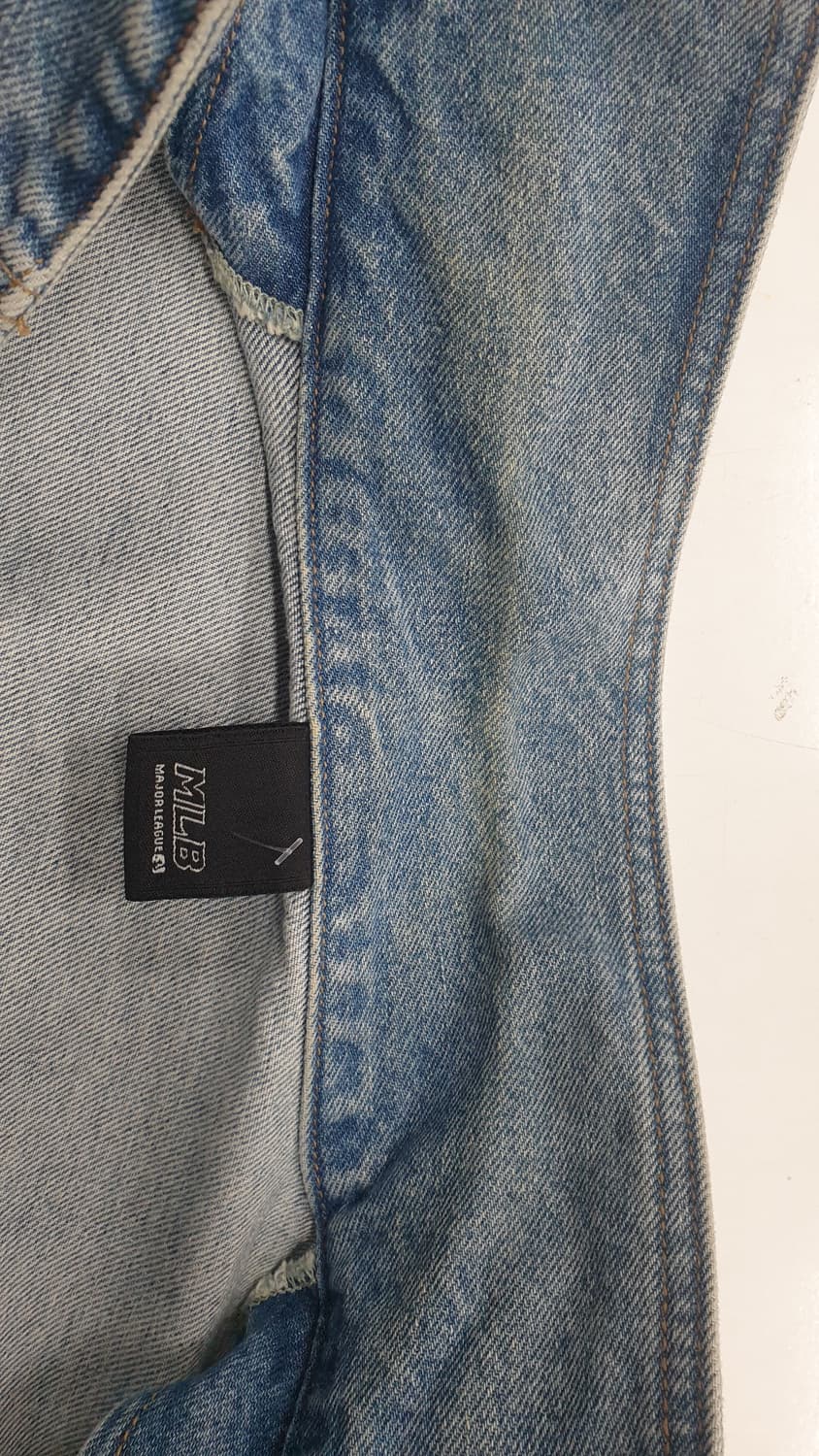 MLB NY 데님 자켓 L(100) 상품이미지8