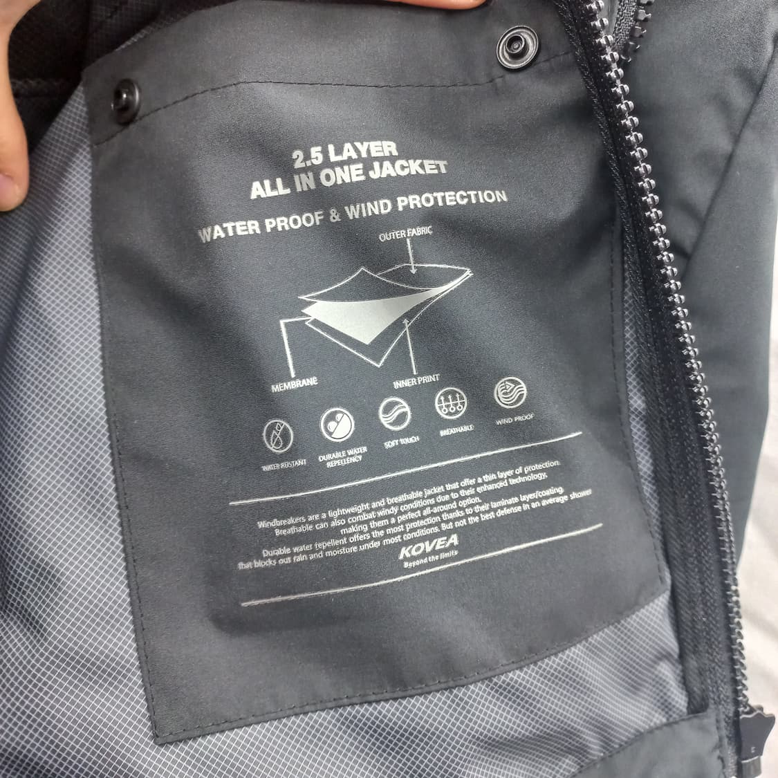 코베아 바람막이 자켓 105 상품이미지3