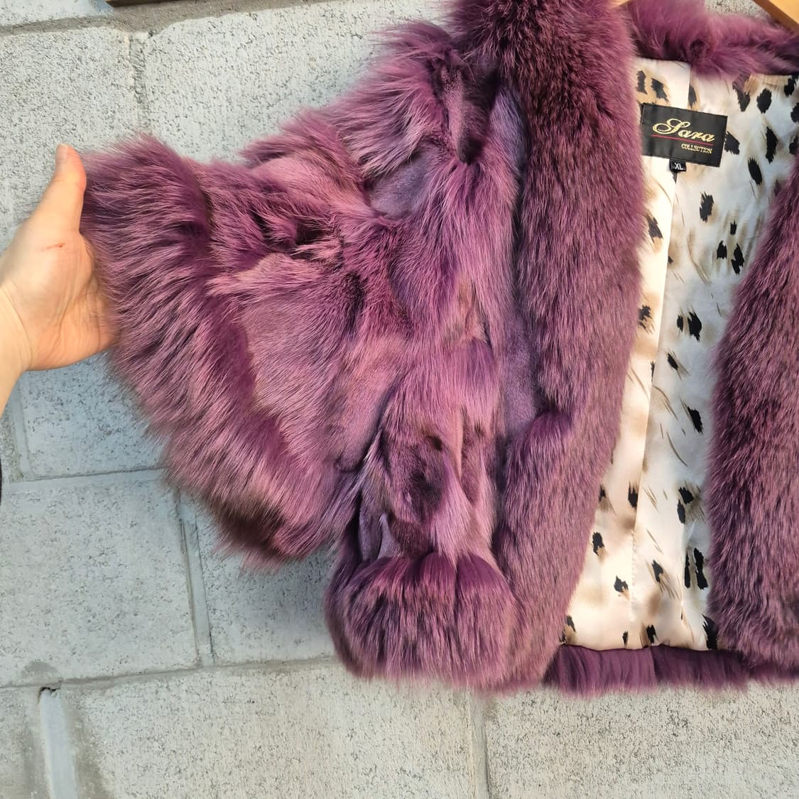 퍼플 폭스숏자켓 상품이미지5