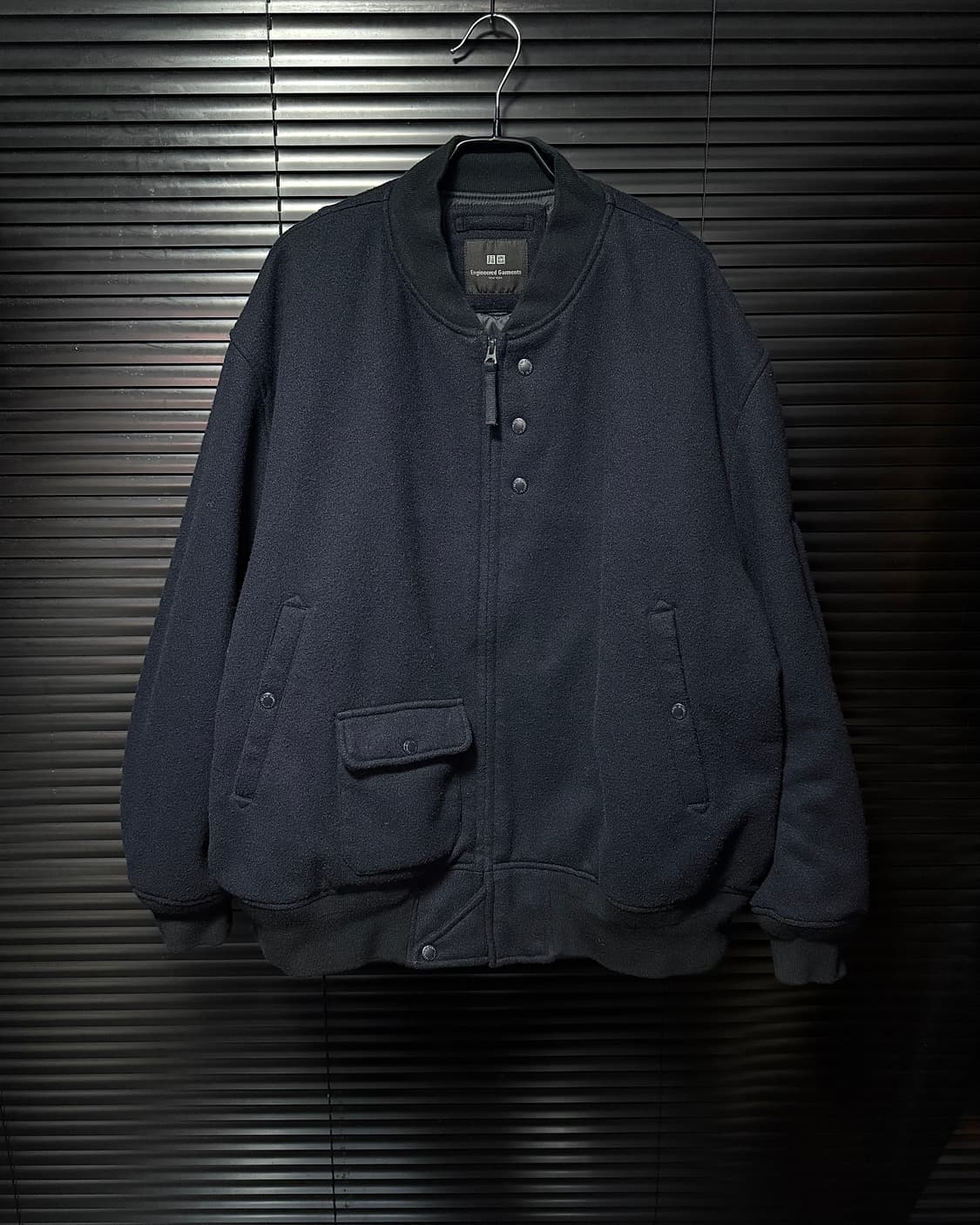 유니클로 엔지니어드 가먼츠 엔가 네이비 남색 블루종 봄버 자켓 3XL 상품이미지2