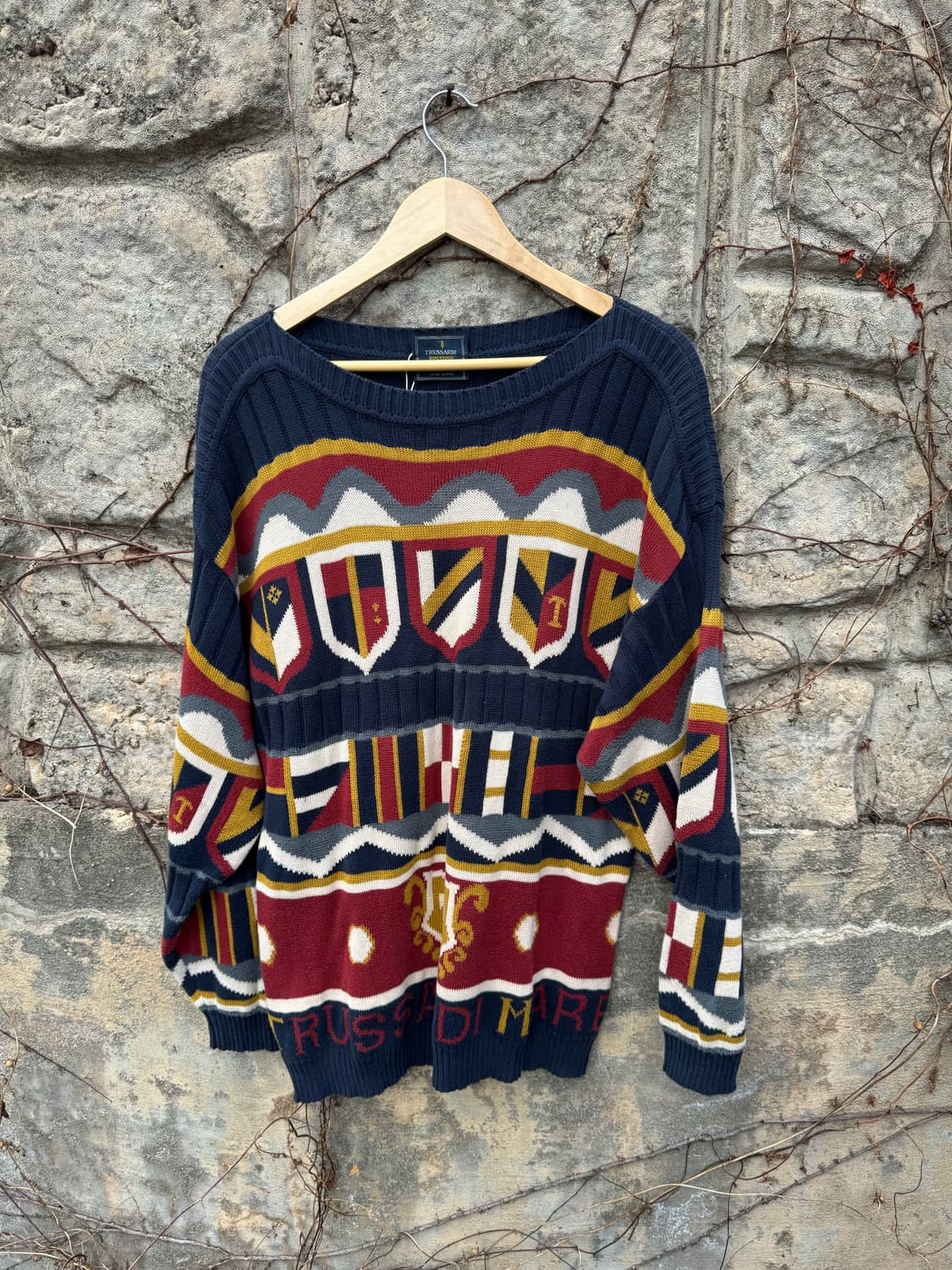 Trussardi 이태리 메이드 에스닉 패턴 니트 상품이미지1