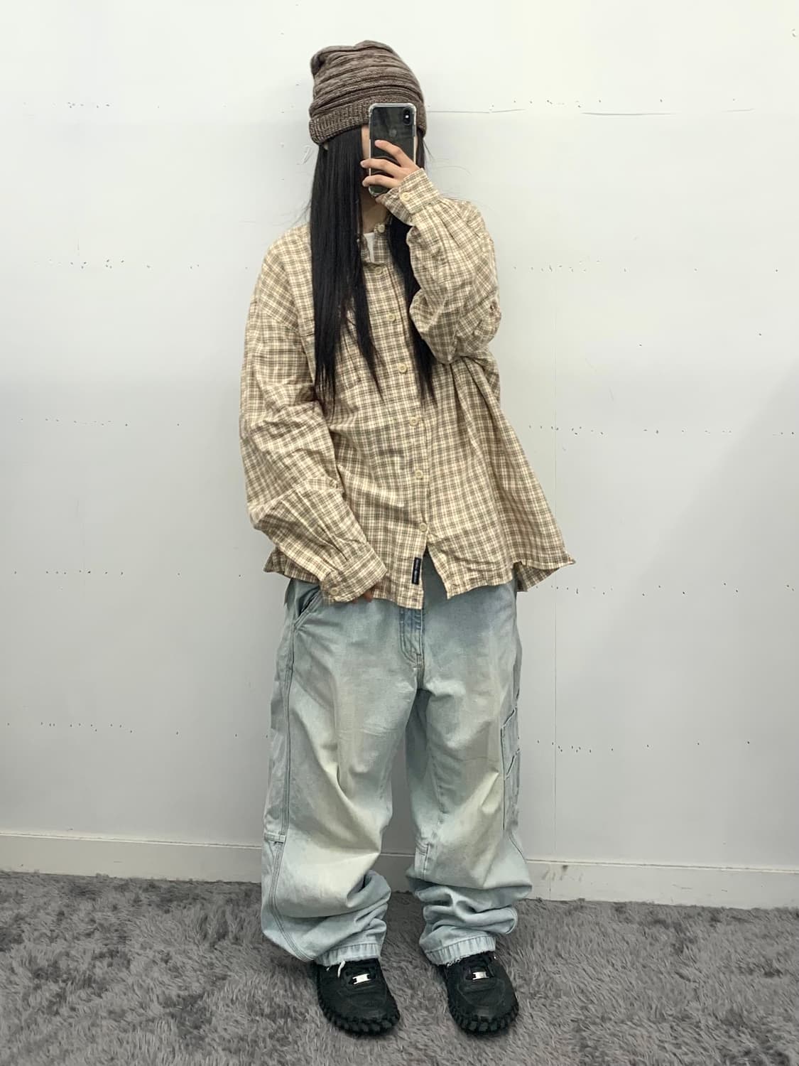 아베크롬비 오버핏 체크 셔츠 상품이미지1