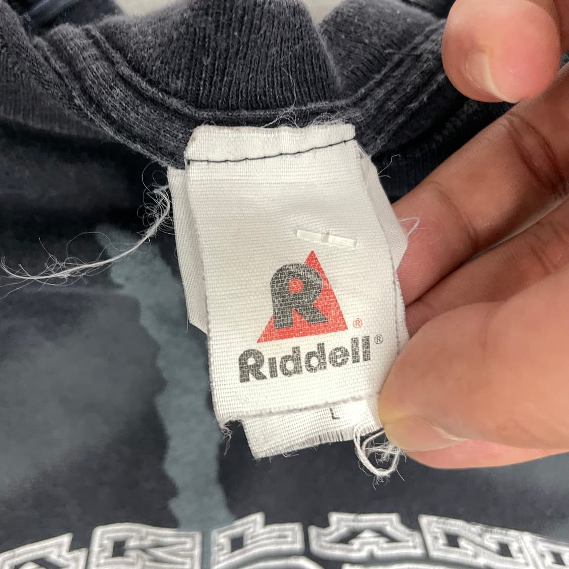 VINTAGE RIDDLE USA Raiders big logo Tshi 상품이미지5