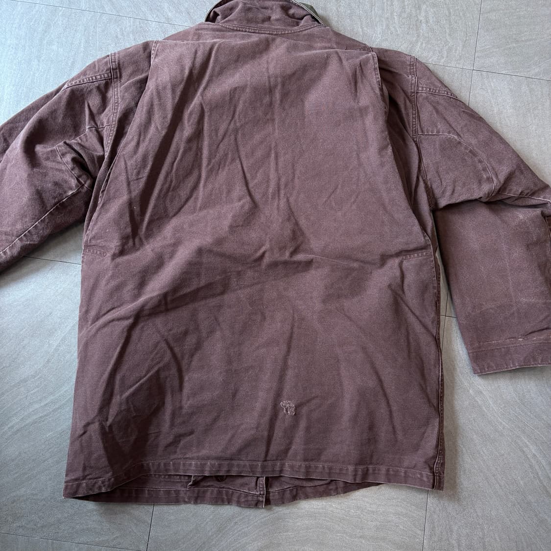 90s 90년대 llbean 생산 엘엘빈 버건디 헌팅 자켓 상품이미지9