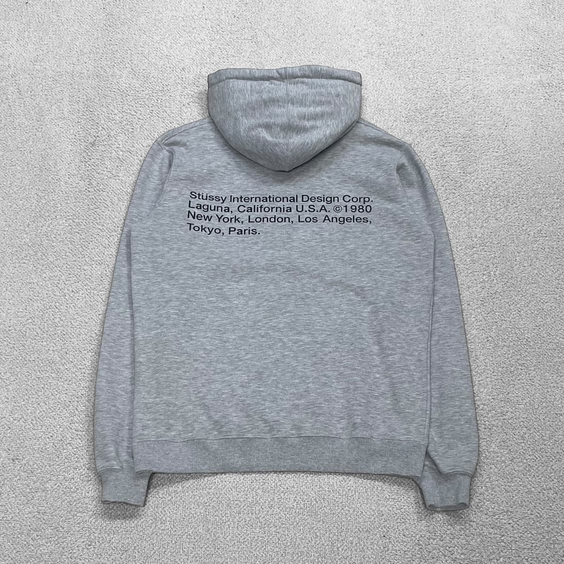 스투시 Stussy 8볼 인터네셔널 후드티 그레이 상품이미지2