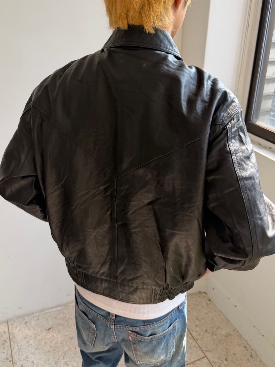 리얼레더 양가죽 블루종 자켓 상품이미지6