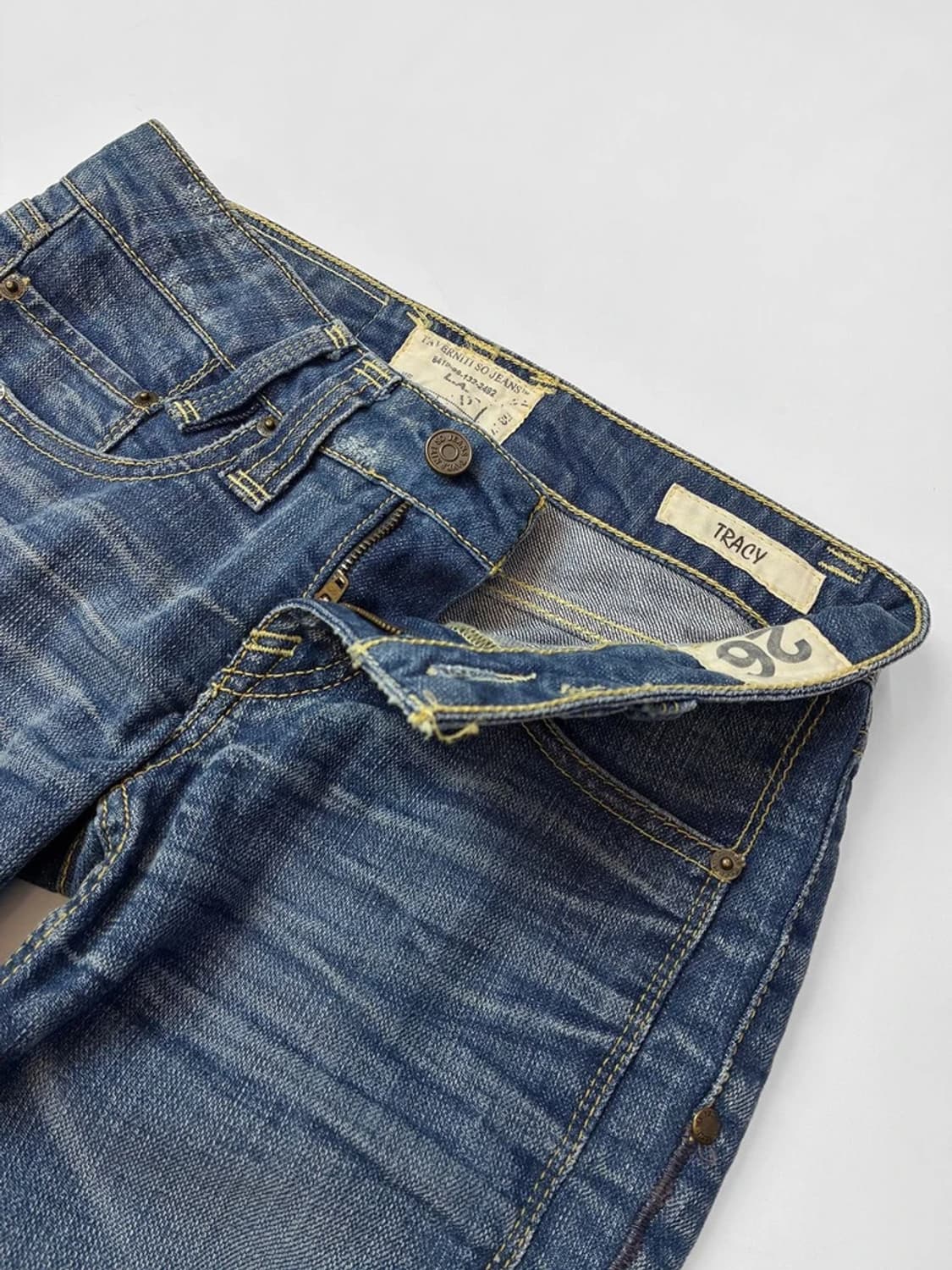 Taverniti so 00's 페이딩 스트레이트 데님 팬츠 PN5578 상품이미지3