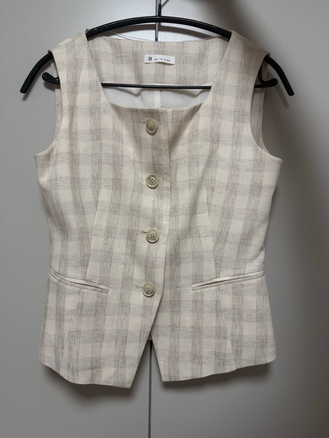 It michaa 린넨 베스트  상품이미지3