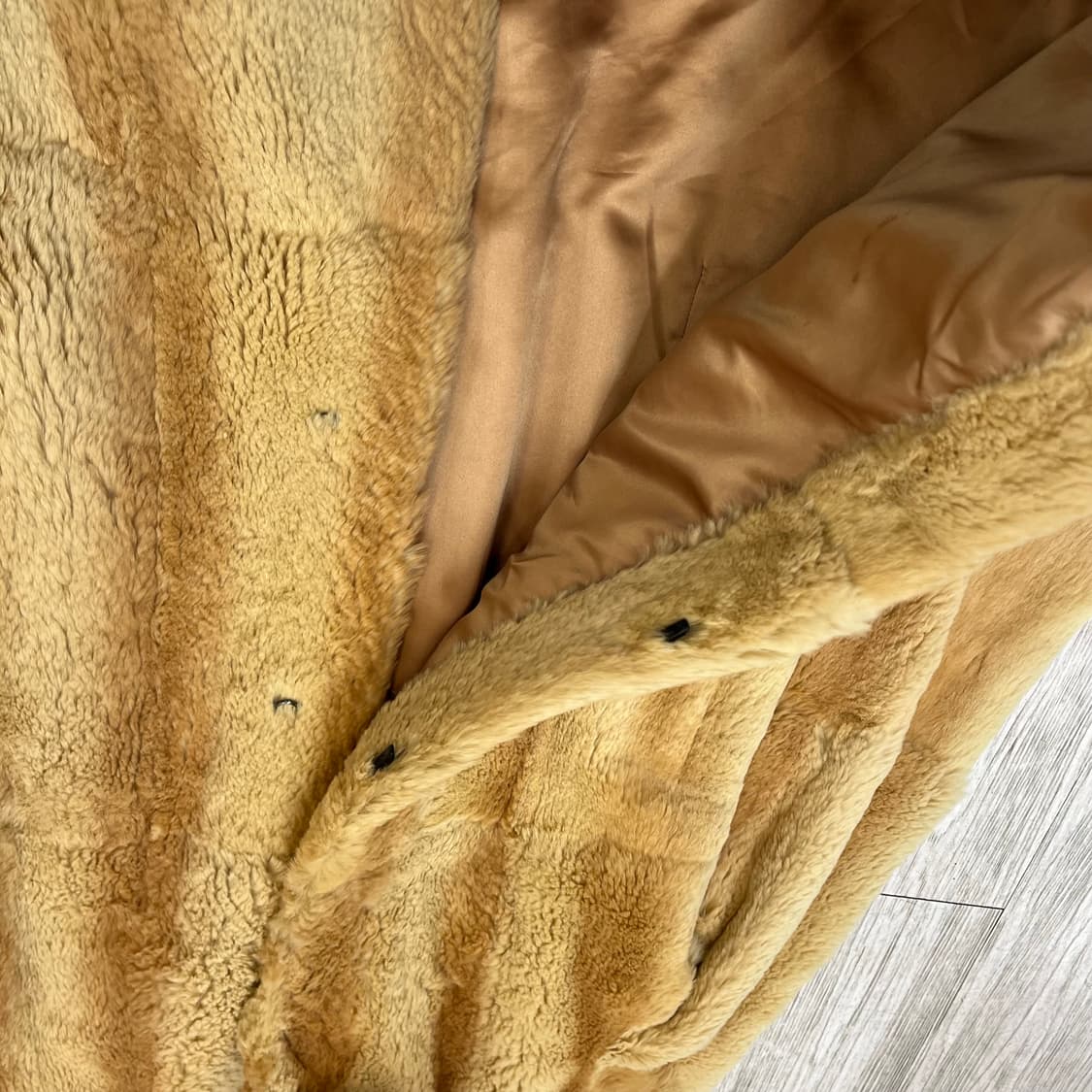 빈티지 머스크렛 퍼 코트  상품이미지6