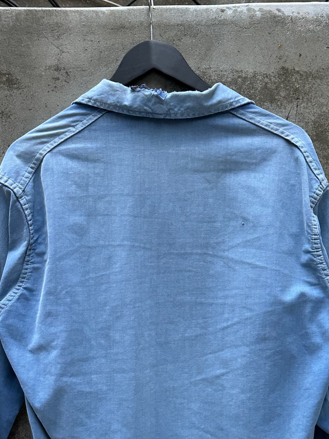 60's 프렌치 워크 자켓 크롭 하드에이징 자켓 상품이미지6