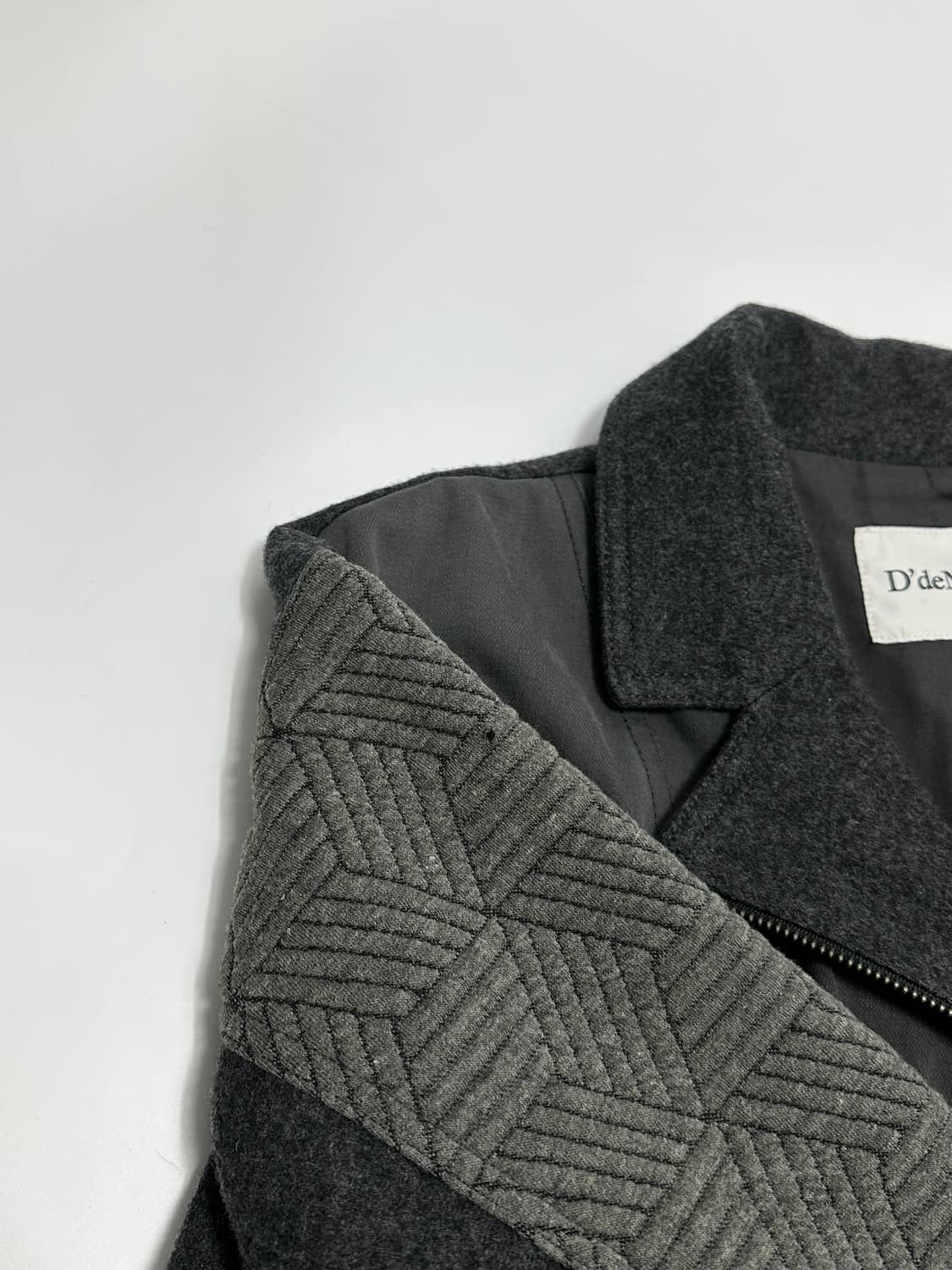 D‘deMOO 디데무 패치워크 라이더 자켓 상품이미지6