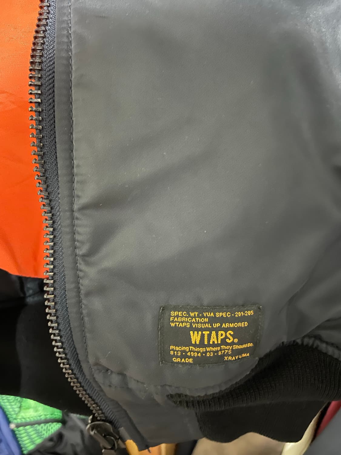 (XL) 더블탭스16  wtaps ma-1 네이비 상품이미지3