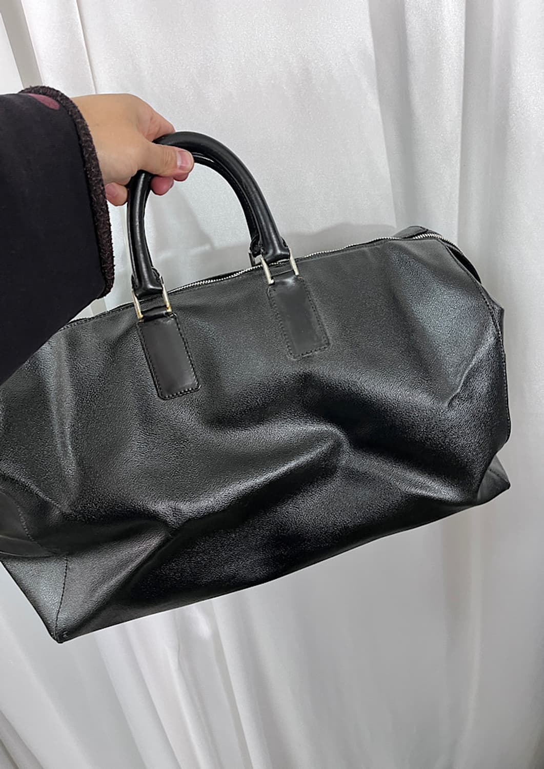 TRUSSARDI leather boston bag 상품이미지5