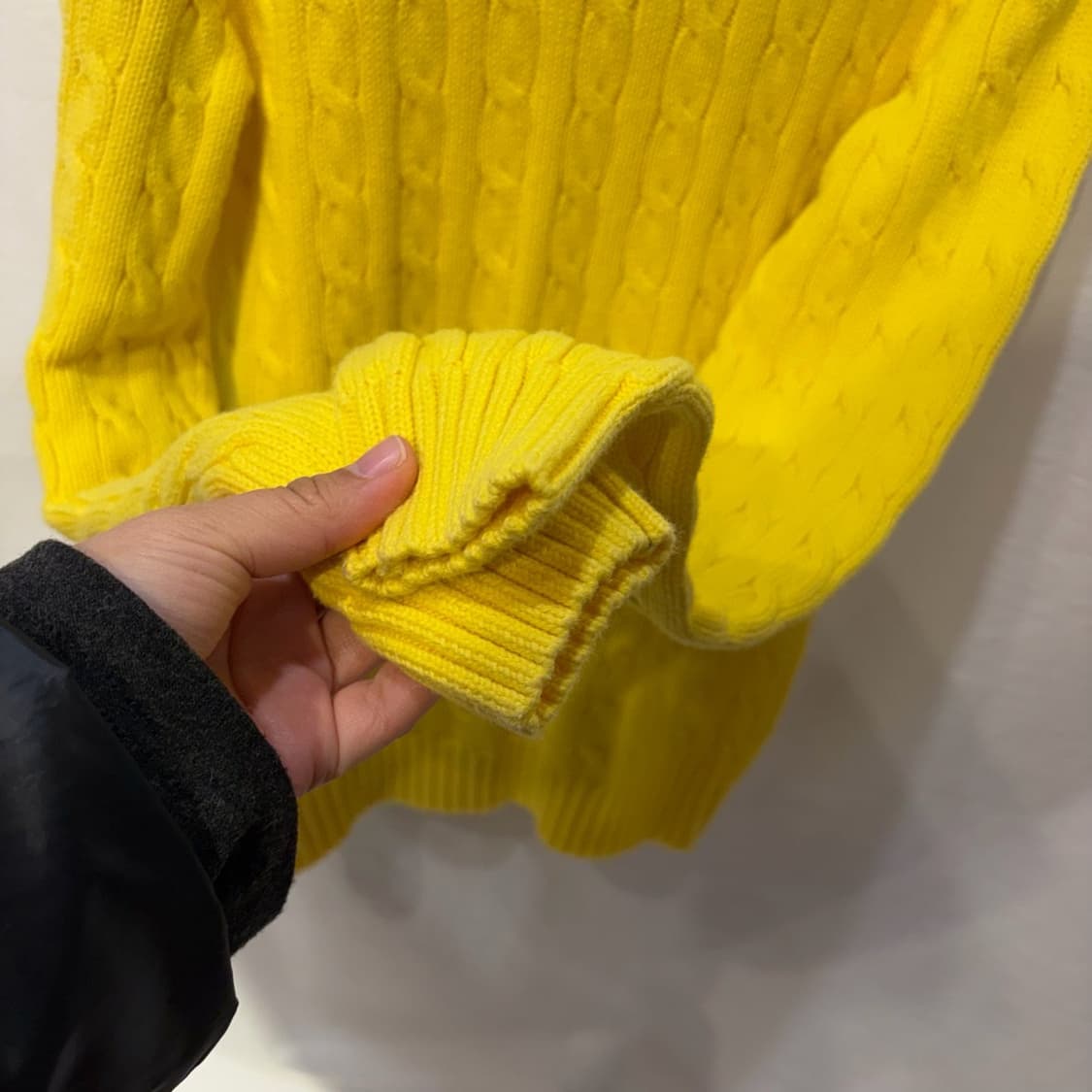 폴로 랄프로렌 꽈배기 케이블 라운드 니트 상품이미지7