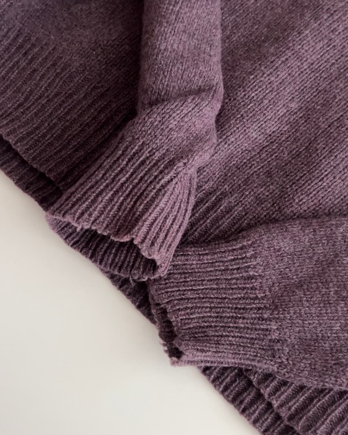 폴로 랄프로렌 메리노울 & 앙고라 반집업 니트 L 상품이미지6