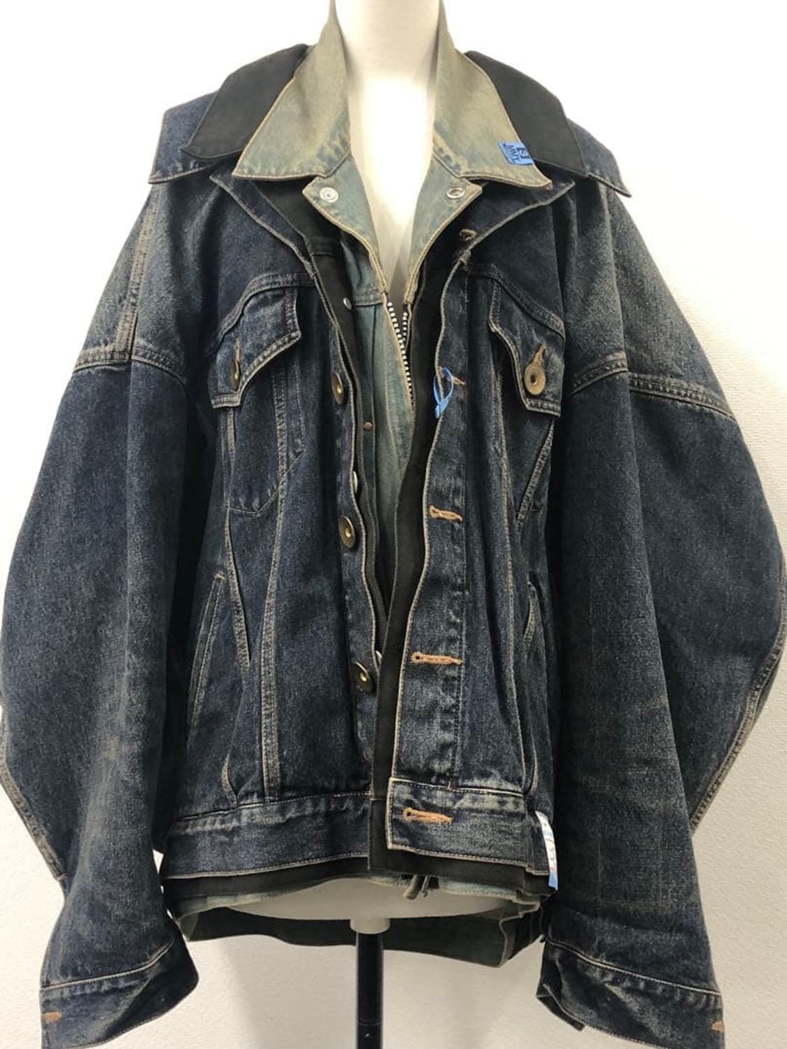 [46] 메종 미하라 야스히로 트리플 레이어드 데님 자켓 상품이미지1