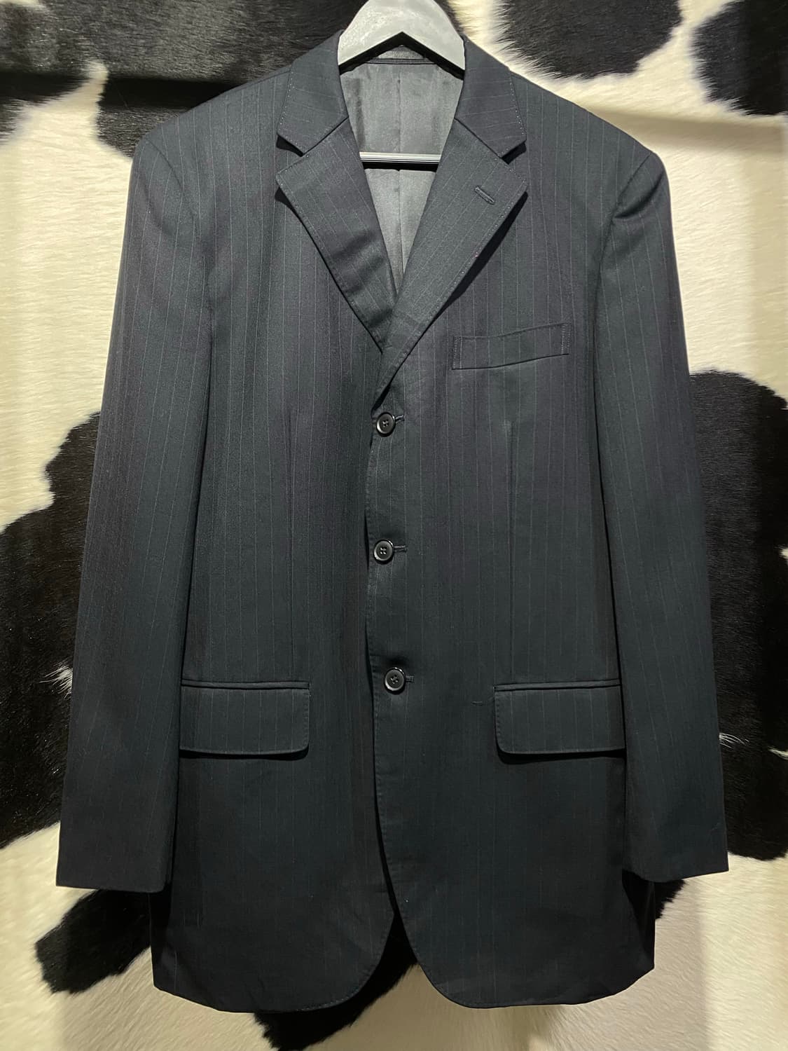 Intimage 스트라이프 쓰리버튼 블레이저 상품이미지3