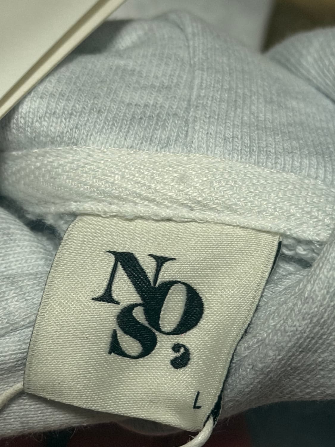 (L) NOS7 네이비 자수 후디(기모) 상품이미지5