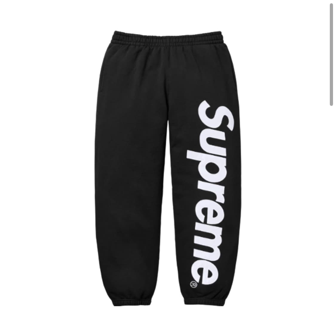 (XL)슈프림 사틴 아플리케 스웻팬츠 - 25FW 상품이미지2