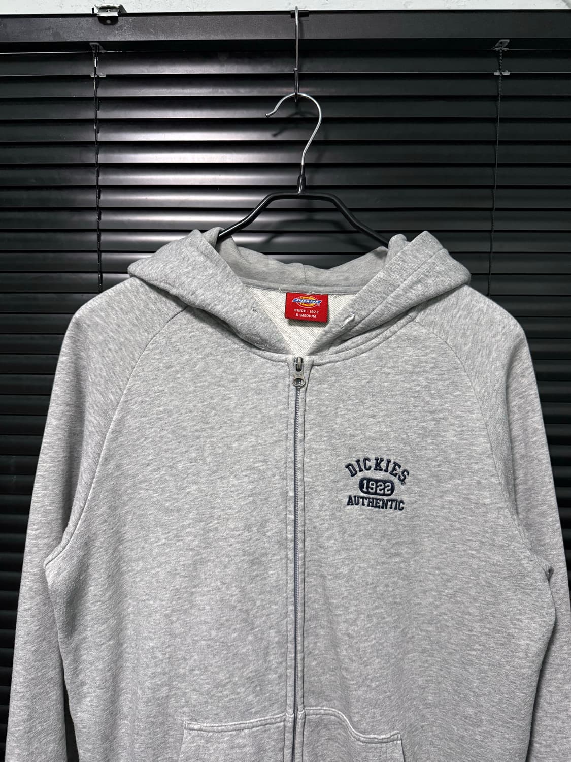 디키즈 그레이 회색 후드 집업 워크 미국 usa S M 90 95 스웻 상품이미지5