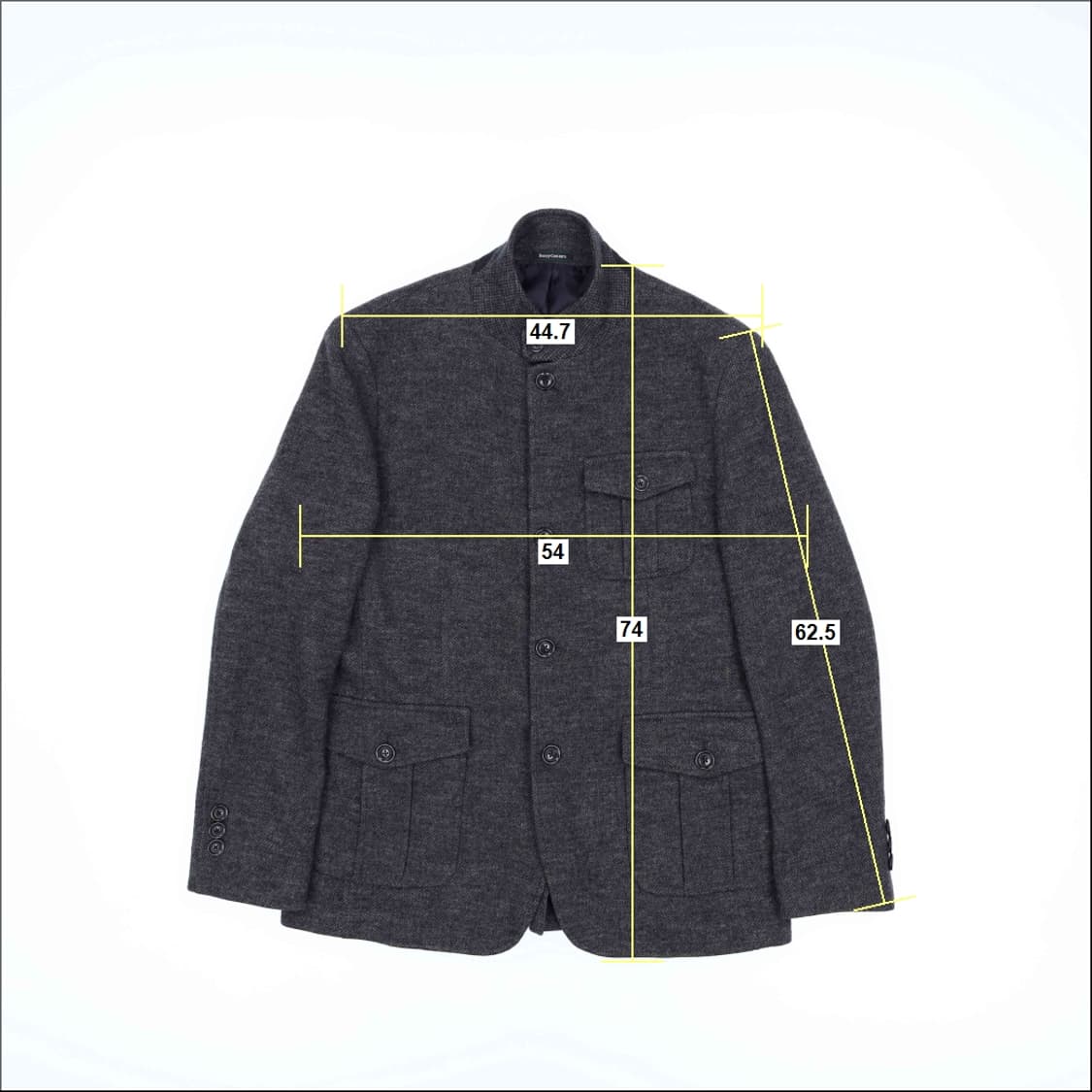 [100] 헨리코튼 클래식 모 헤링본 테일러드 자켓 N6905 상품이미지9