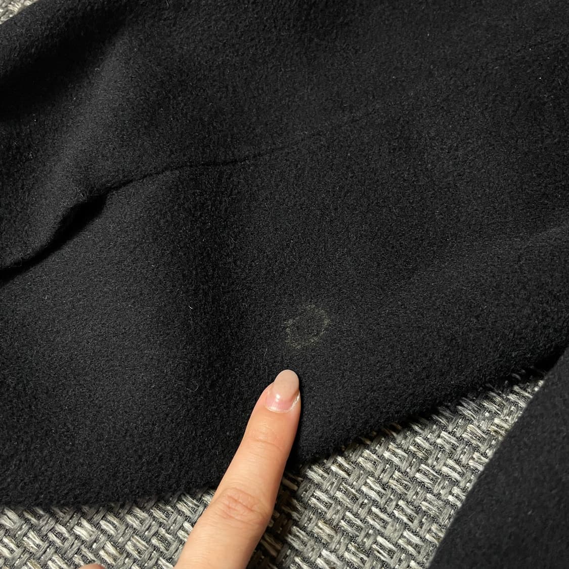 라코스테 블랙 캐시미어 블루종 자켓 105 상품이미지7