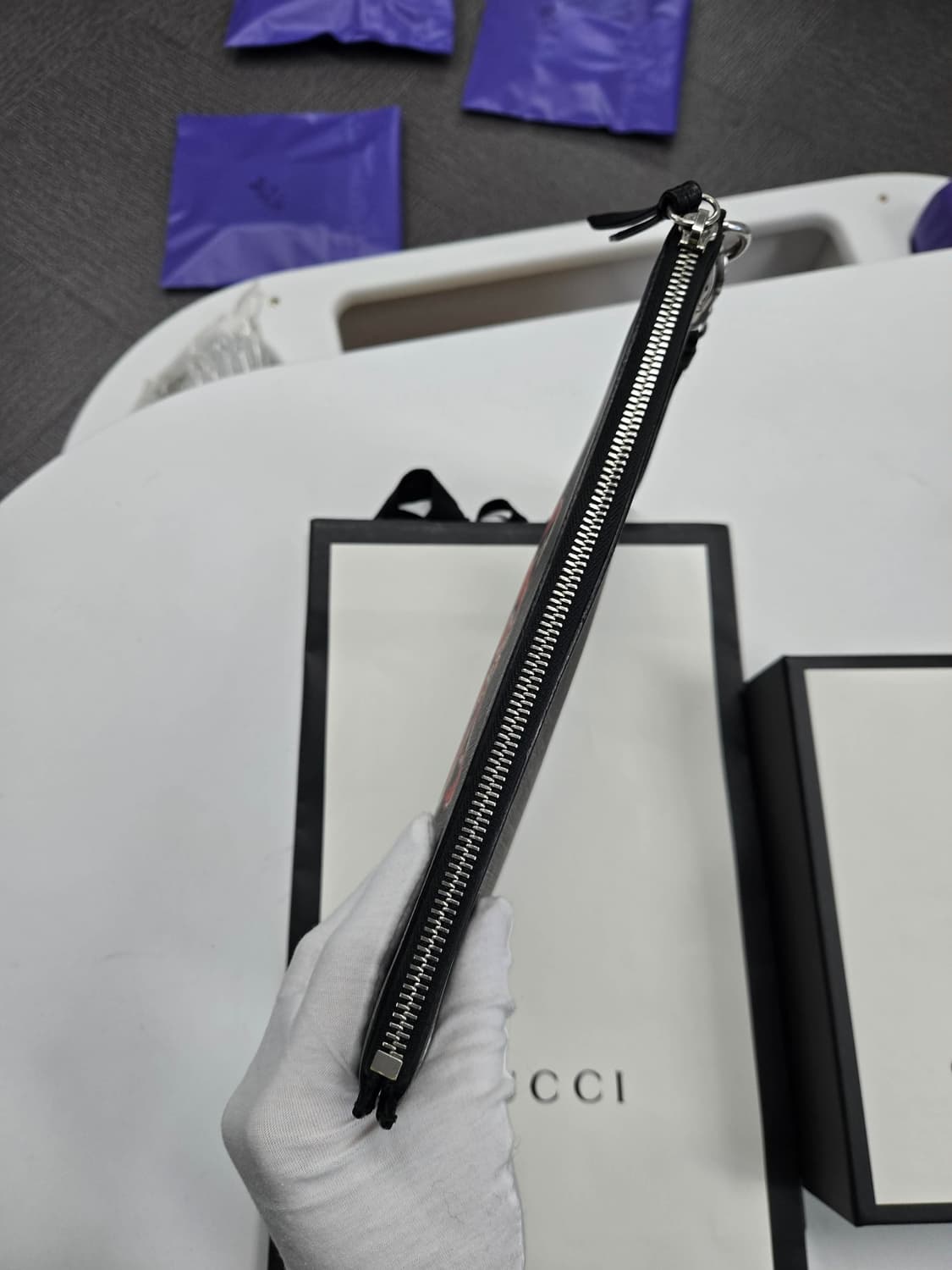 [A급컨디션] 구찌 울프 클러치백 상품이미지3