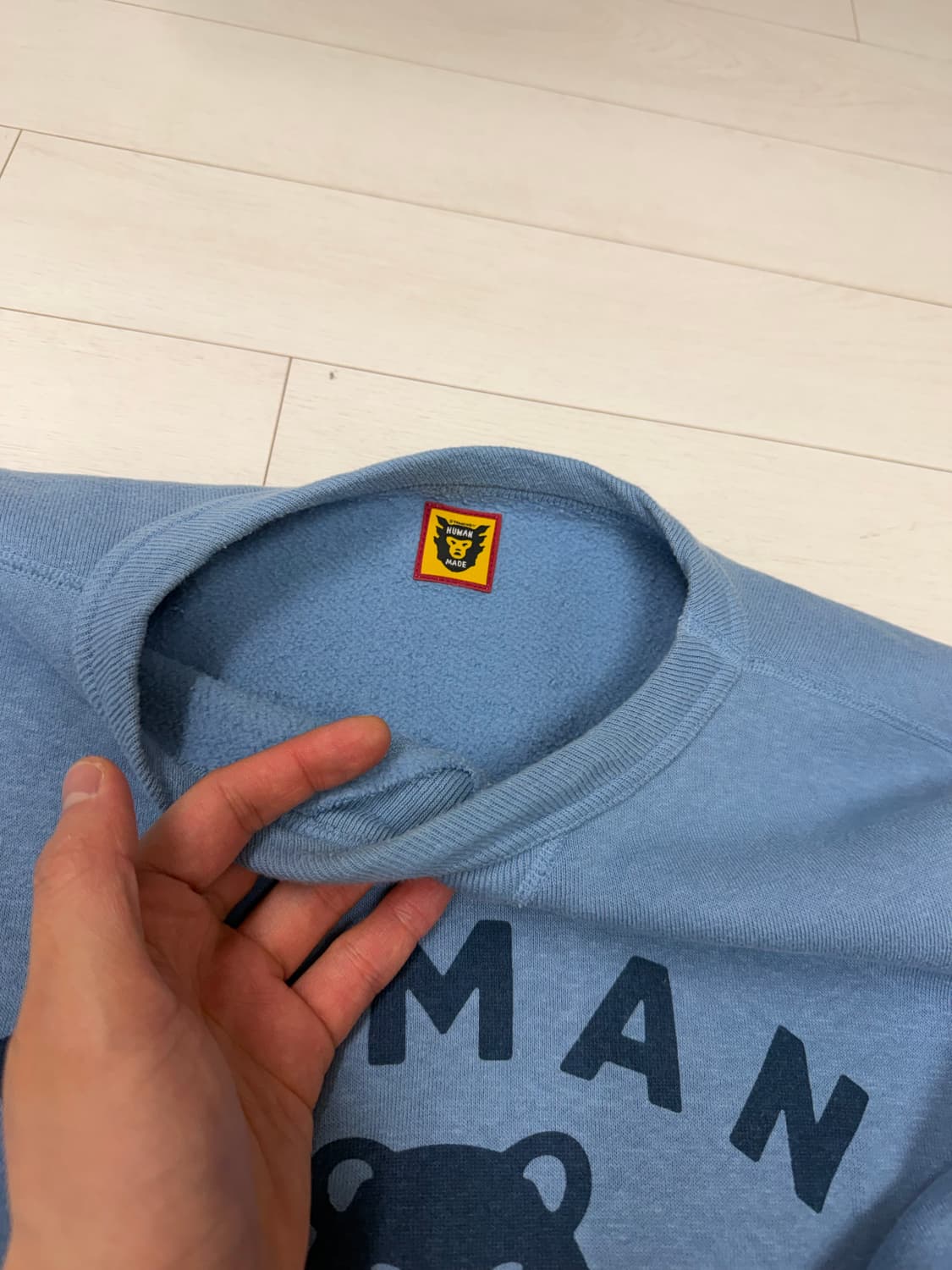 휴먼메이드 츠리아미 곰돌이 스웨트셔츠 XL 사이즈 상품이미지4