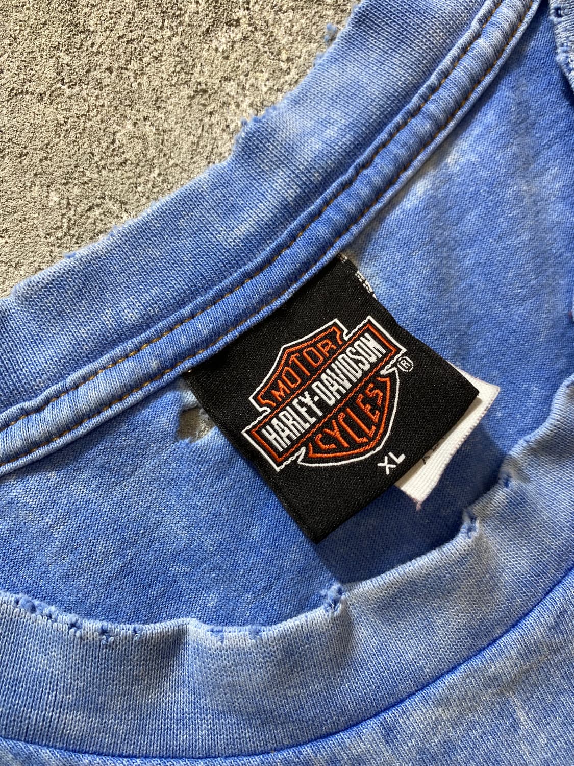 [XL] 2000'할리데이비슨 Made in USA 디스트레스드 반팔티 상품이미지8