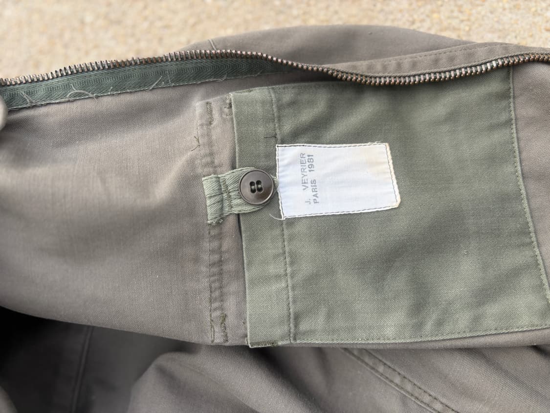 80s french army engineer jacket 상품이미지5