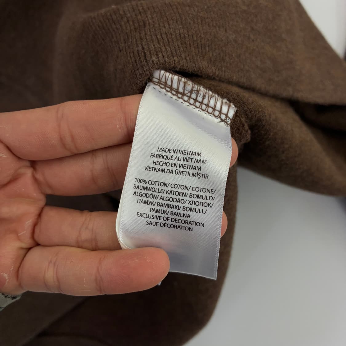 Polo  폴로 랄프로렌 자수 코튼 브라운 반집업 상품이미지5