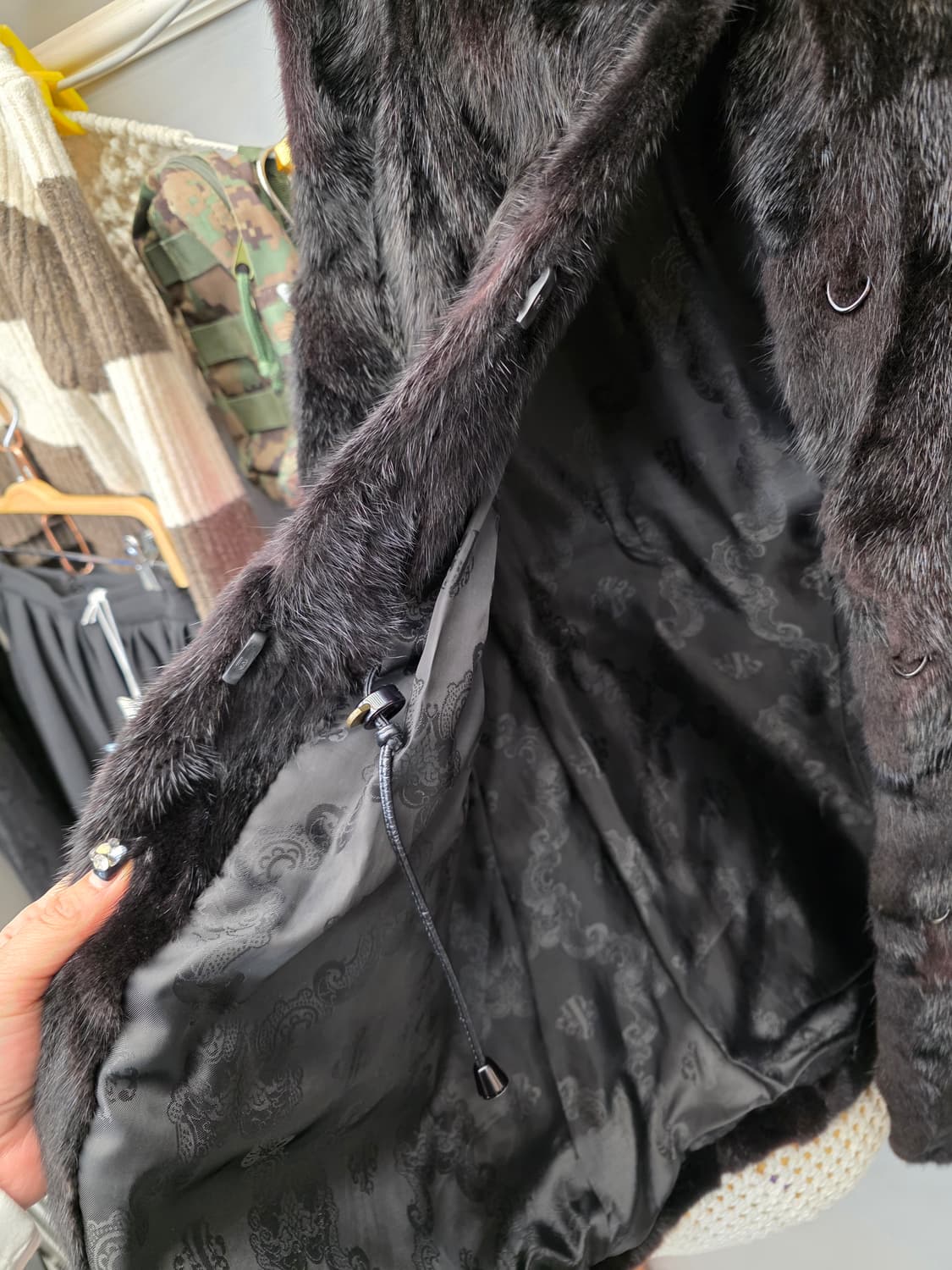 진도 끌레베 밍크 후드 베스트 조끼 91 상품이미지5