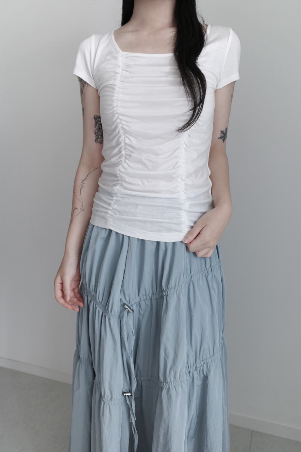 shirring half T 상품이미지5