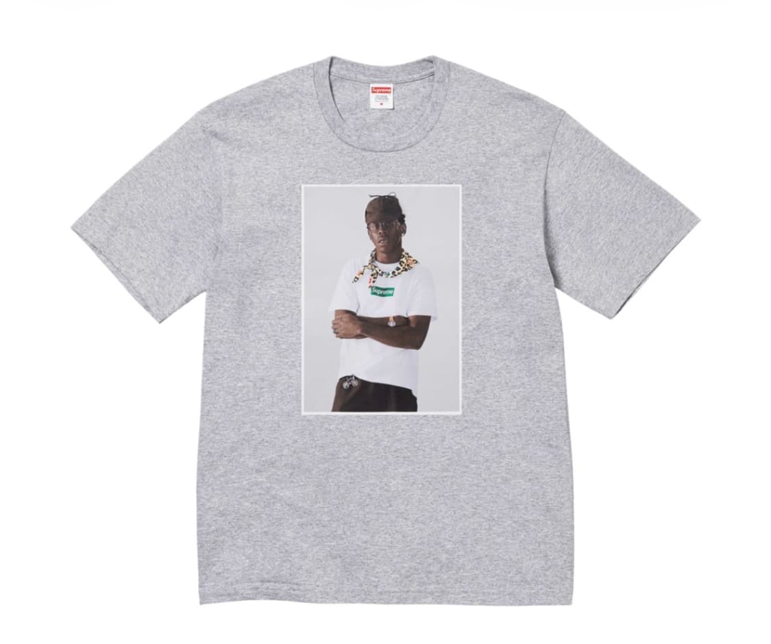 (M)슈프림 타일러 더 크리에이터 티셔츠 그레이 상품이미지1