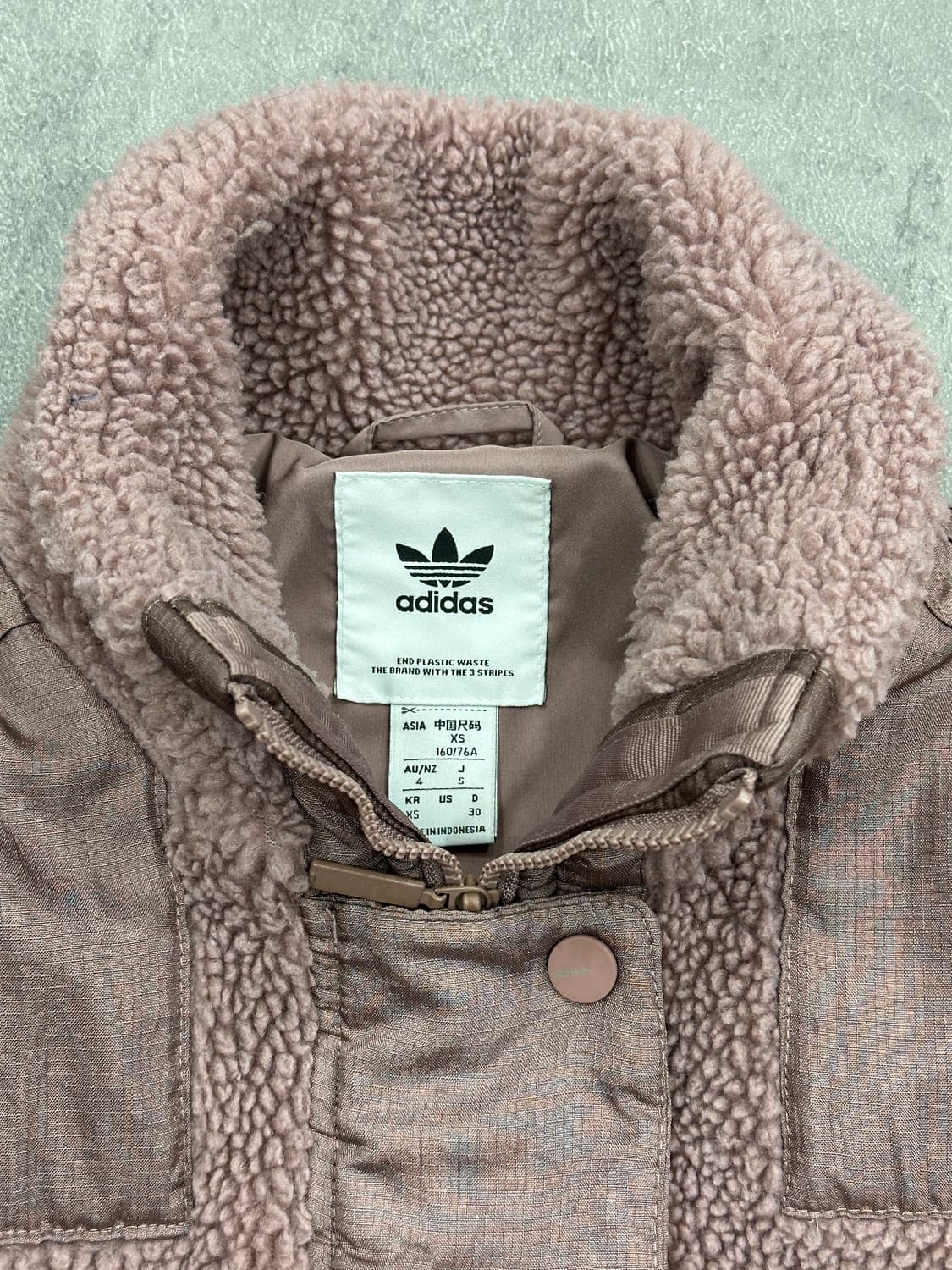 아디다스 플리스 롱 집업 상품이미지3