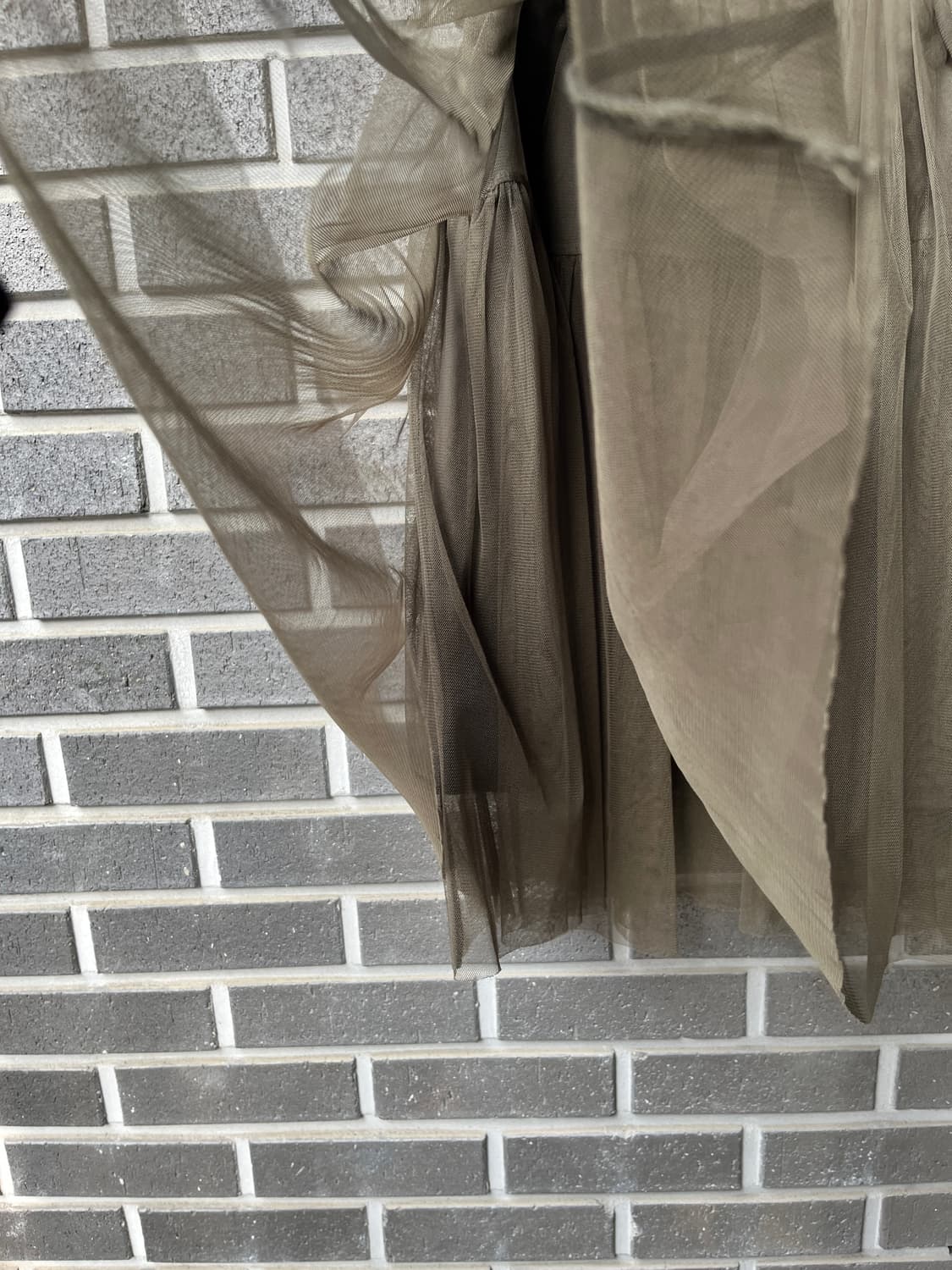 Rope 로페 더블 튤 스커트 다크 그린 상품이미지8