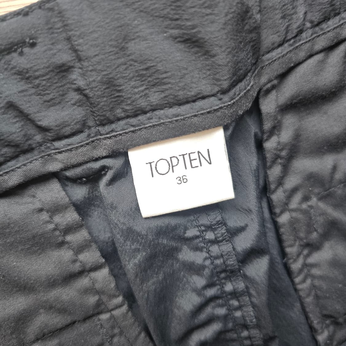 36 1회착) 탑텐 투턱 나일론 슬랙스 와이드 팬츠 남자 46 34 35 상품이미지6