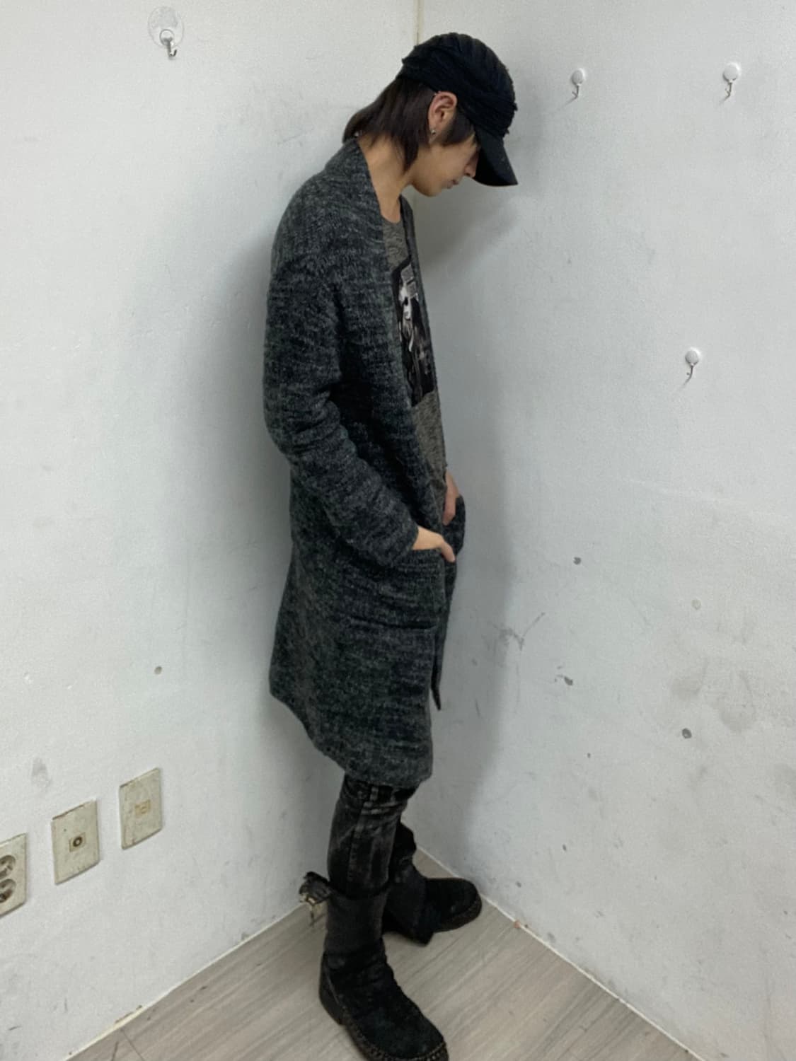 Cardigan : Zara Grey Long Cardigan  상품이미지6