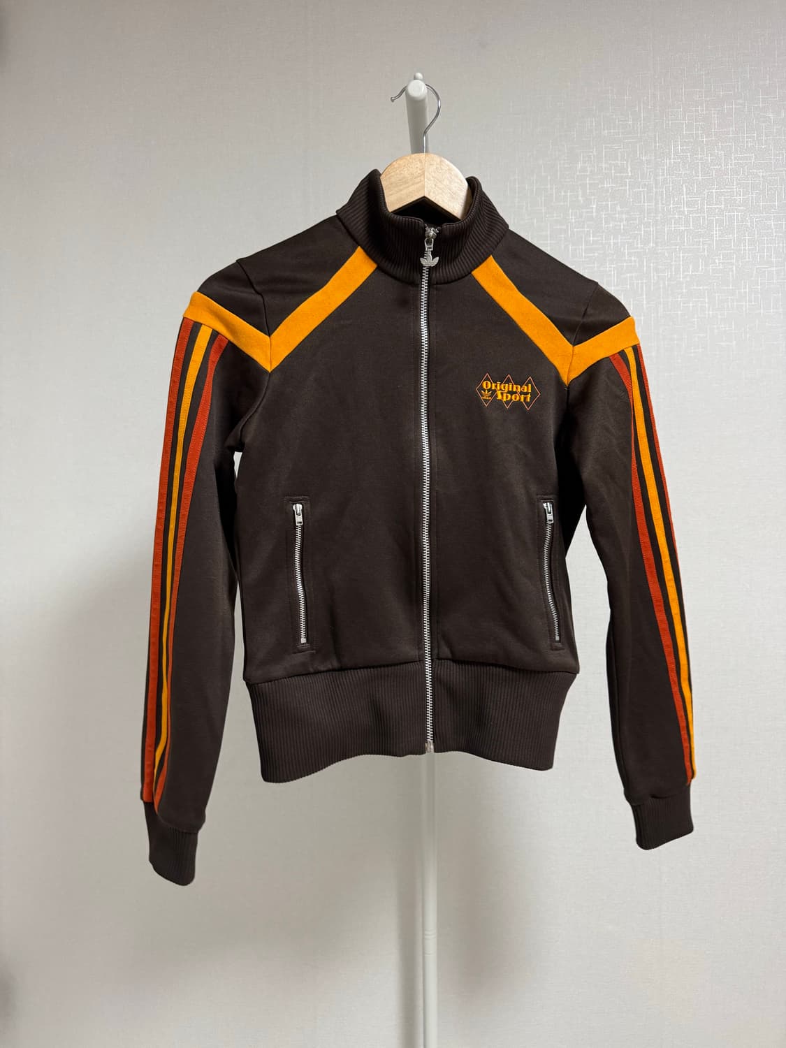 아디다스 오리지널 트랙탑 브라운/주황 60 상품이미지1